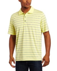 Izod Short Sleeve Jersey Stripe Golf Polo