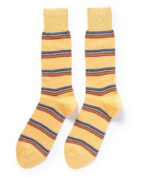 Paul Smith Rainbow Stripe Cotton Blend Socks