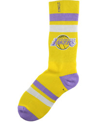 Stance Los Angeles Lakers Mid Team Color Striped Socks