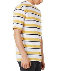 Yellow Horizontal Striped T-shirt