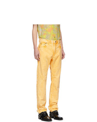 Y/Project Yellow Denim Double Seam Jeans