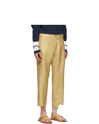 Lanvin Yellow Twisted Jeans