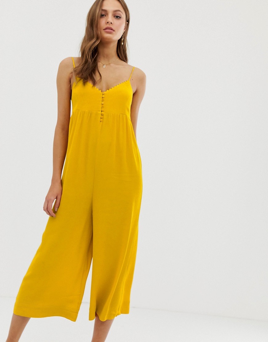 asos yellow jumpsuit