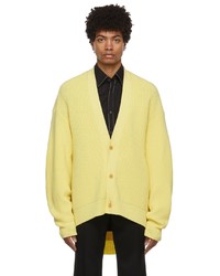Hed Mayner Yellow Dropped Cardigan