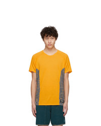 Yellow Knit Crew-neck T-shirt