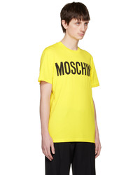 Moschino Yellow Crewneck T Shirt
