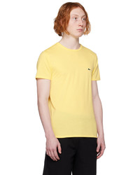 Lacoste Yellow Crewneck T Shirt