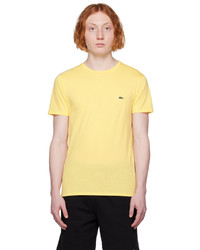Lacoste Yellow Crewneck T Shirt