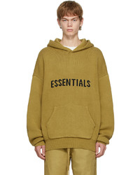 Essentials Green Knit Hoodie