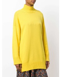 Pringle Of Scotland Roll Neck Oversized Sweater Unavailable