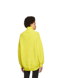 Givenchy Yellow Oversized Turtleneck