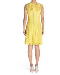 Donna Ricco Lace Fit Flare Dress
