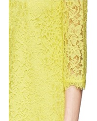 Diane von Furstenberg Martina Floral Guipure Lace Dress