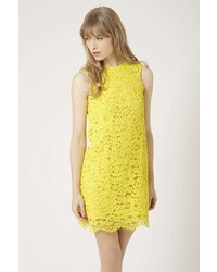 Topshop Premium Lace Shift Dress