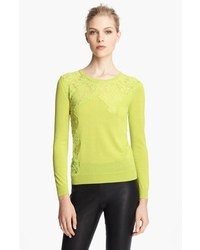Yellow Lace Sweater