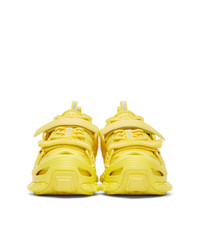 Juun.J Yellow Track Oversized Sneakers