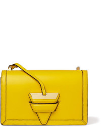 Loewe Barcelona Leather Shoulder Bag Bright Yellow