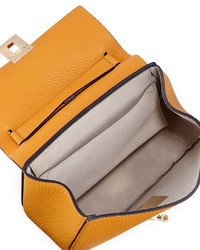 Chloé Chloe Drew Leather Shoulder Bag Luminous Yellow