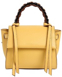 Elena Ghisellini Mini Angel Leather Top Handle Bag