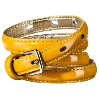 Circa Merona Patent Mustard Belt Yellow Xl 12 Target Lookastic