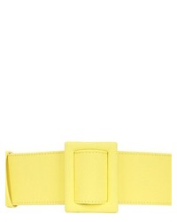 Fausto Puglisi High Waist Leather Bonded Cady Belt