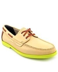 Yellow Leather Boat Shoes