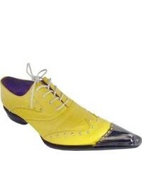Yellow Leather Brogues
