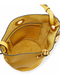 Valentino Garavani Leather Bucket Bag Yellow