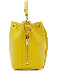 Saint Laurent Yellow Small Emmanuelle Bucket Bag