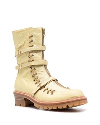 Kanghyuk Leather Strap Boots