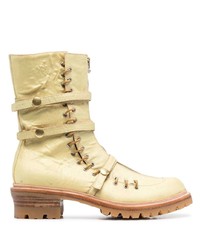 Kanghyuk Leather Strap Boots