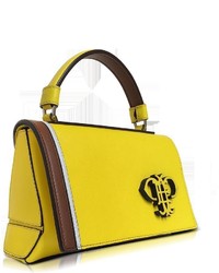 Emilio Pucci Cyber Yellow Leather Shoulder Bag