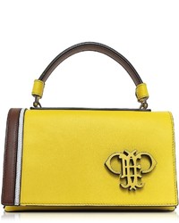 Emilio Pucci Cyber Yellow Leather Shoulder Bag