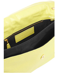 Balenciaga Envelope Textured Leather Shoulder Bag