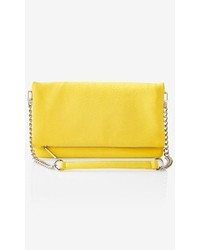 Express Fold Over Convertible Clutch Natural
