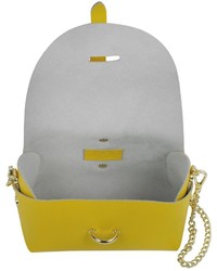 Le Partier Caviar Small Yellow Leather Shoulder Bag