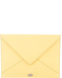 Lancel Leather Envelope Clutch