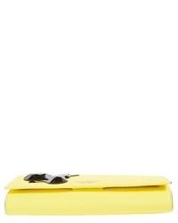 Kate Spade New York Bee Tally Leather Clutch