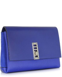 Proenza Schouler Ps Elliot Leather And Suede Clutch