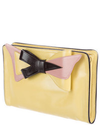 Prada Saffiano Vernice Bow Bag