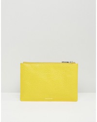 Whistles Small Leather Bubble Clutch