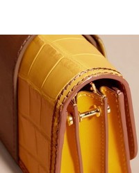 Burberry The Small Buckle Bag In Alligator And Leather