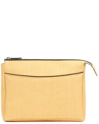 The Row Two For One Leather Trimmed Clutch