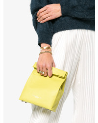 Simon Miller Yellow Lunchbox 20 Leather Clutch Bag