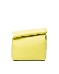 Simon Miller Yellow Lunchbox 20 Leather Clutch Bag