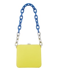 The Volon Cube Chain Handle Leather Bag