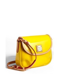 Dooney & Bourke Patent Leather Crossbody Bag Yellow