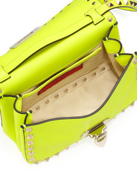 Valentino Studded Mini Crossbody Bag Yellow