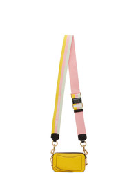 Marc Jacobs Yellow And White Small Snapshot Bag