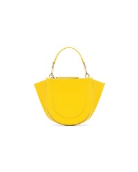 Wandler Yellow Hortensia Mini Leather Shoulder Bag